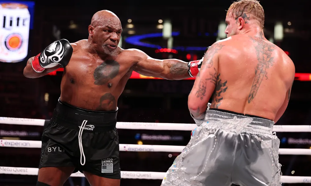 who won fight mike tyson